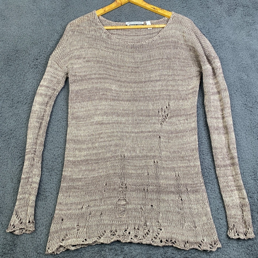 Cotton By Autumn Cashmere Sweater Tunic Knit Lagenlook Size Medium
